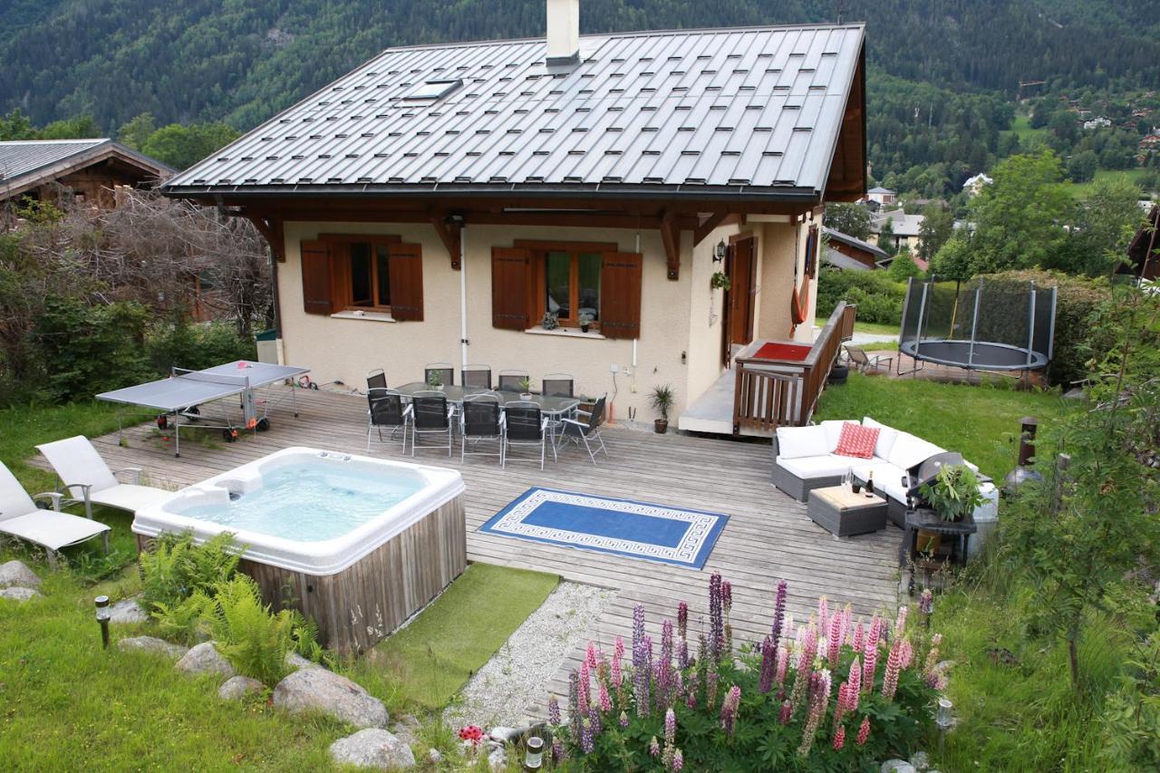 Chamonix Large Chalet, Sleeps 12, 200M2, 5 Bedroom, 4 Bathroom, Garden, Jacuzzi, Sauna 외부 사진